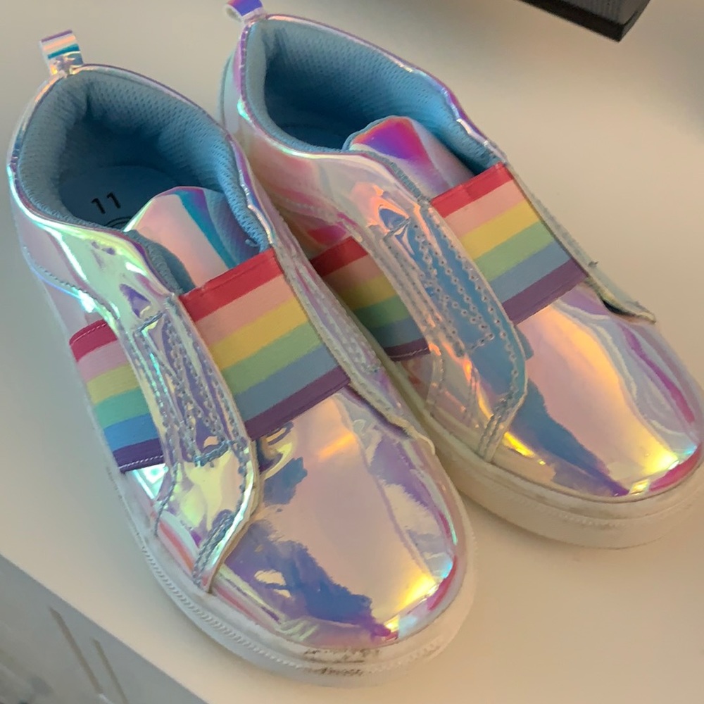 Iridescent sneakers